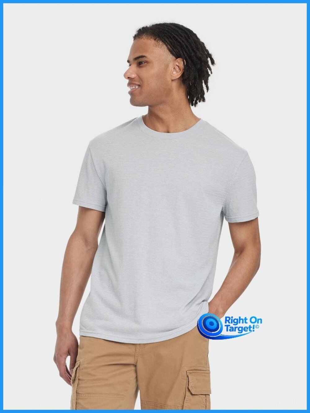 XXL - Mens Textured Short Sleeve T-Shirt - Goodfellow Co - Gray